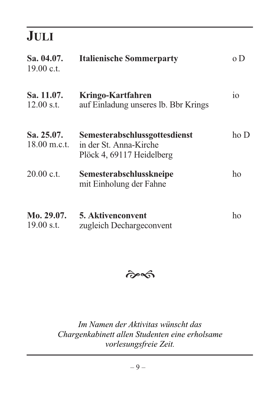 Semesterprogramm SS 2026 - Seite 9